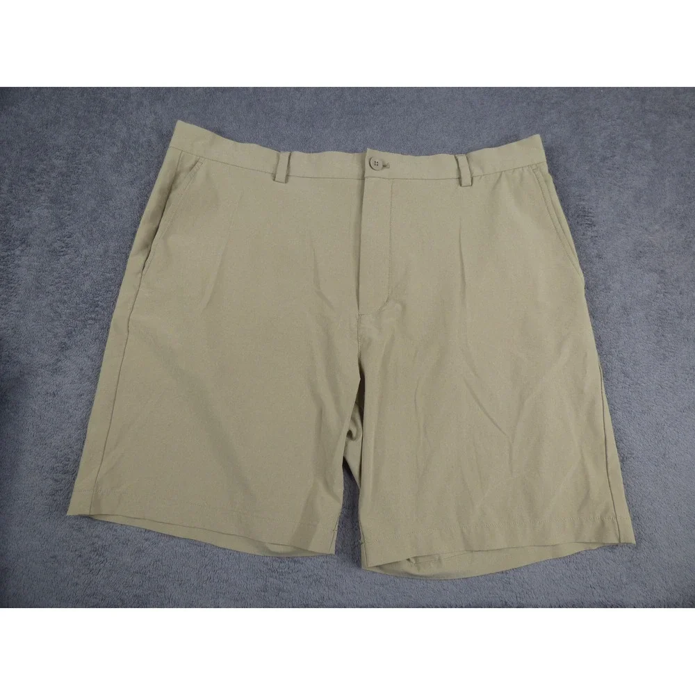 Vineyard Vines Performance Breaker Shorts Mens 40 Khaki Tan Stretch Golf 9 Insea - Picture 3 of 11